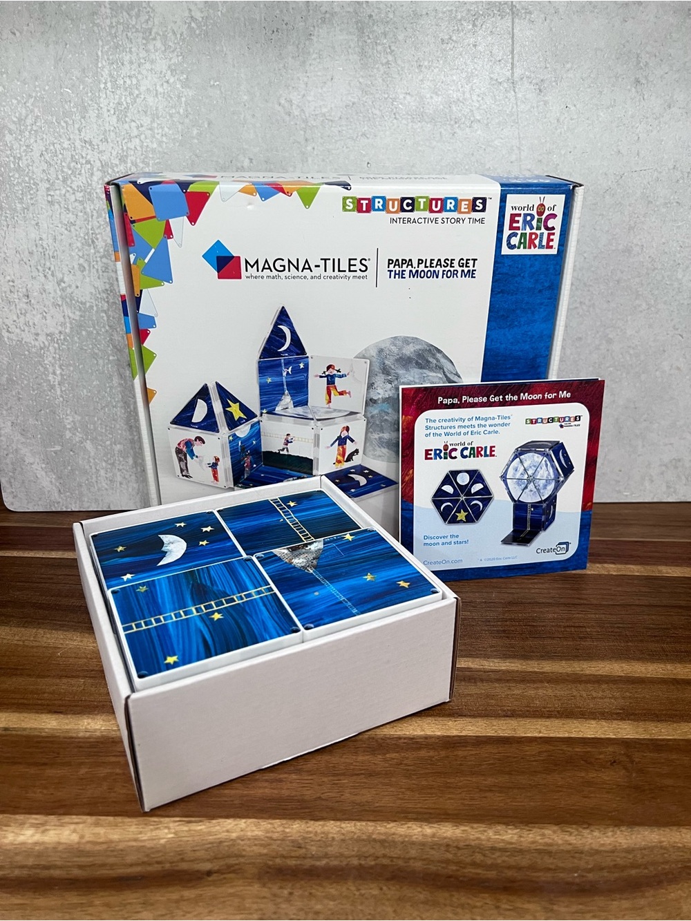 Magna-Tiles Structures 'Papa, Please Get the Moon for Me' Building Set - Blue